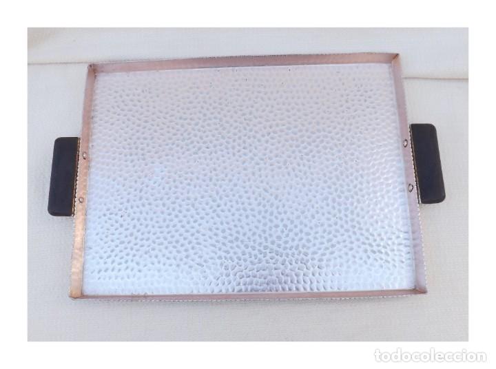 Vintage: BANDEJA CUADRADA DE ALUMINIO -MMM- - Foto 1