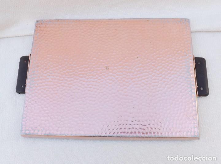 Vintage: BANDEJA CUADRADA DE ALUMINIO -MMM- - Foto 4