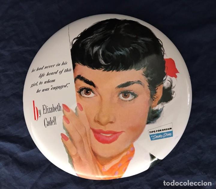 Vintage: ORIGINAL PLACA DE METAL REDONDA. ANUNCIOS VINTAGE. A ESTRENAR