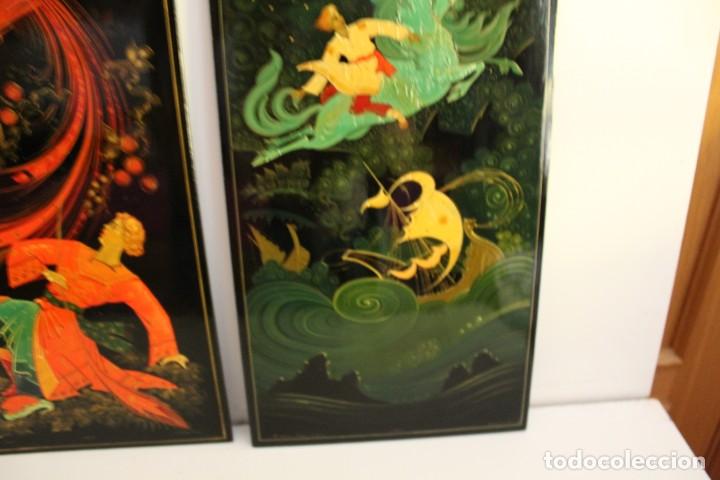 Vintage: 2 CUADROS ORIENTALES - Foto 10