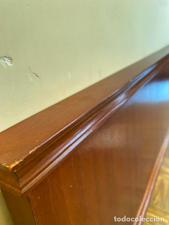 Vintage: piecero de cama de madera antiguo - Foto 4