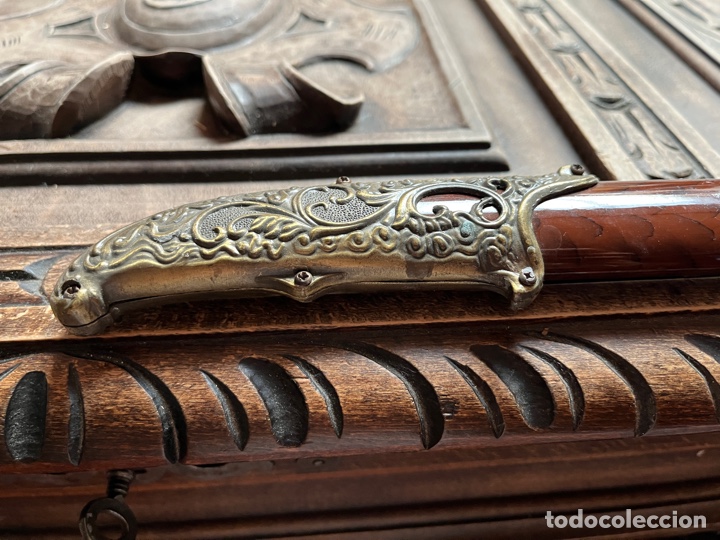 Vintage: SS Funda de espada o sable con adornos de metal - Foto 2
