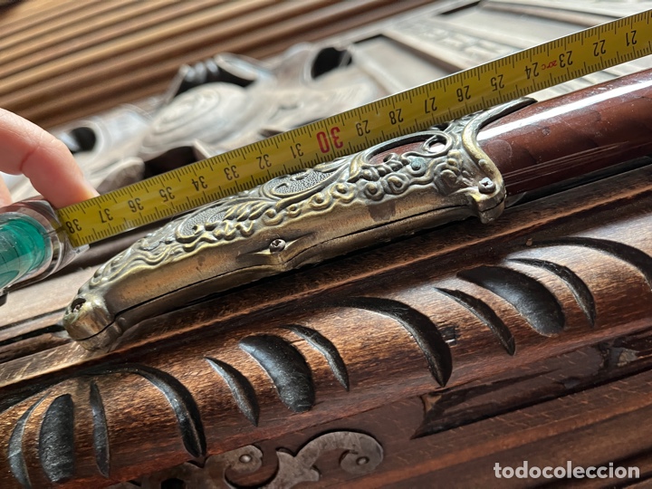 Vintage: SS Funda de espada o sable con adornos de metal - Foto 4