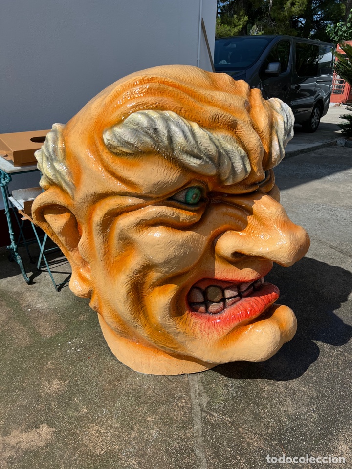 Vintage: CABEZA GIGANTE DE ATRACCI&Oacute;N. A&Ntilde;OS 80