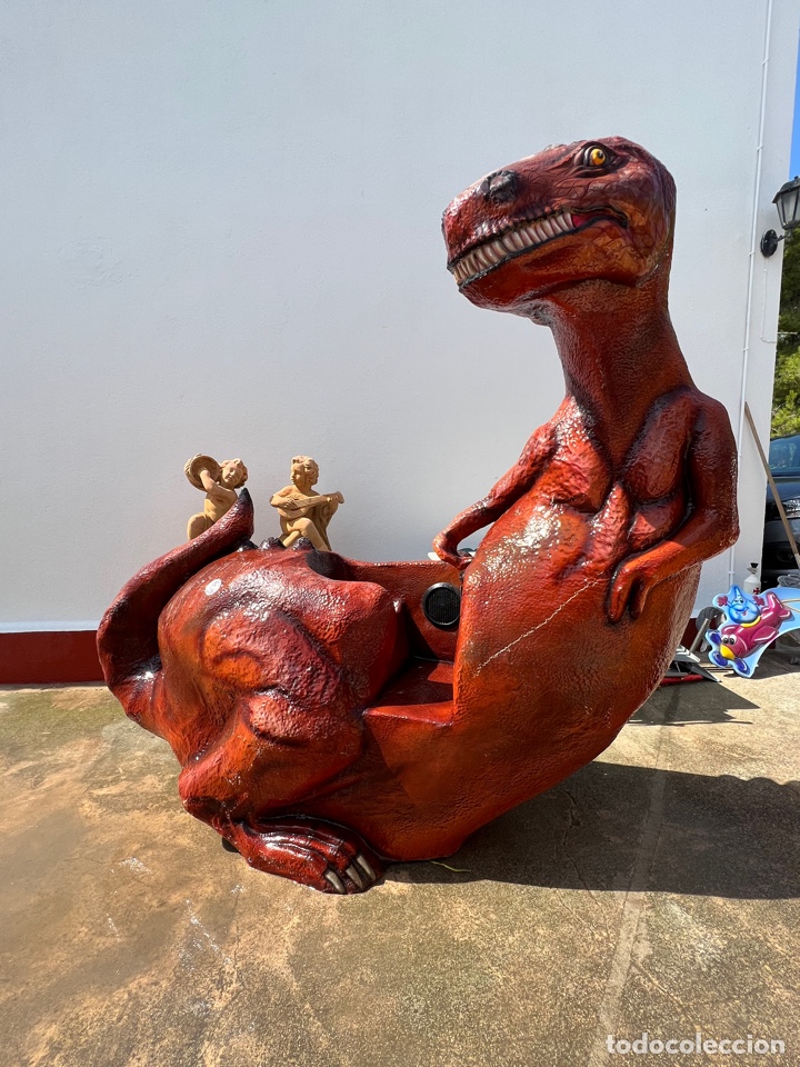 Vintage: DINOSAURIO GIGANTE DE ATRACCI&Oacute;N. A&Ntilde;OS 80