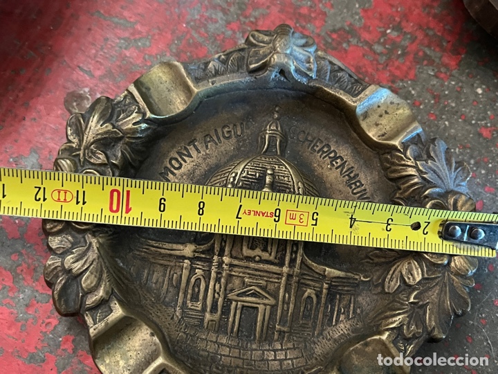 Vintage: Cenicero de bronce MONTAIGU. - Foto 3