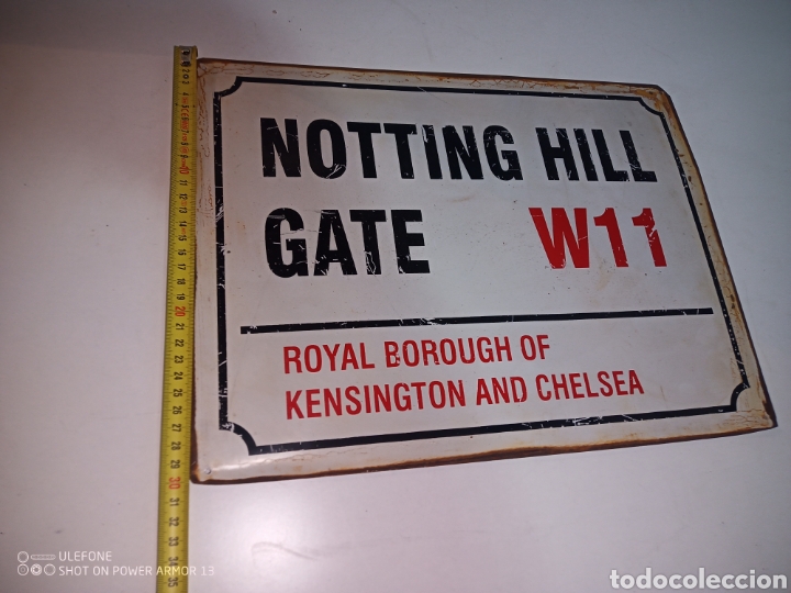 Vintage: Cartel chapa Notting Hill - Foto 3