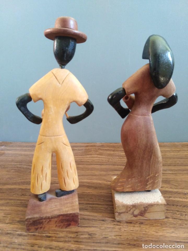 Vintage: Dos figuras de madera (26) - Foto 2