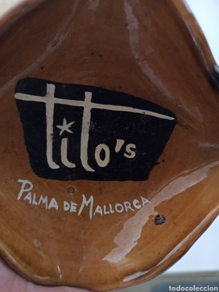 Vintage: Cenicero de arcilla de Titos - Foto 4