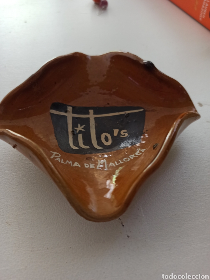 Vintage: Cenicero de arcilla de Titos - Foto 5