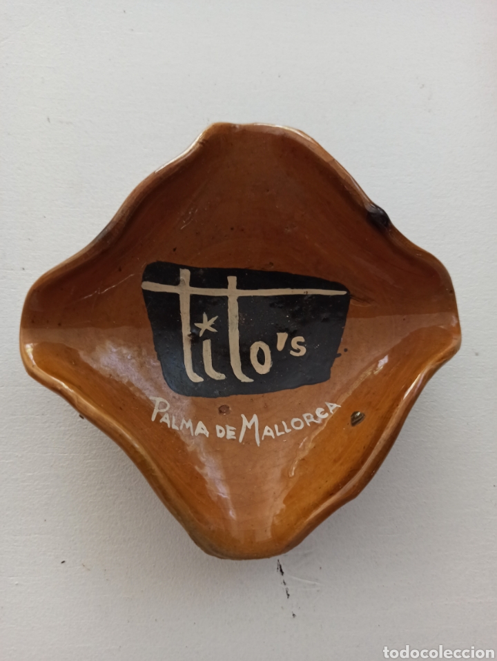 Vintage: Cenicero de arcilla de Titos - Foto 1