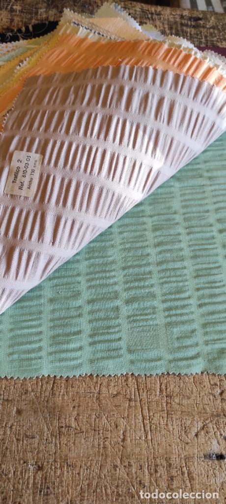 lote de retales de tela antigua - Compra venta en todocoleccion