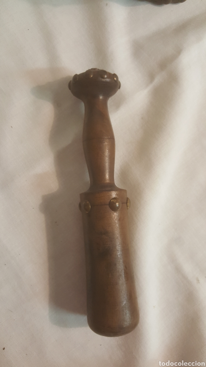 Vintage: CURIOSO MORTERO DE MADERA VINTAGE - Foto 2