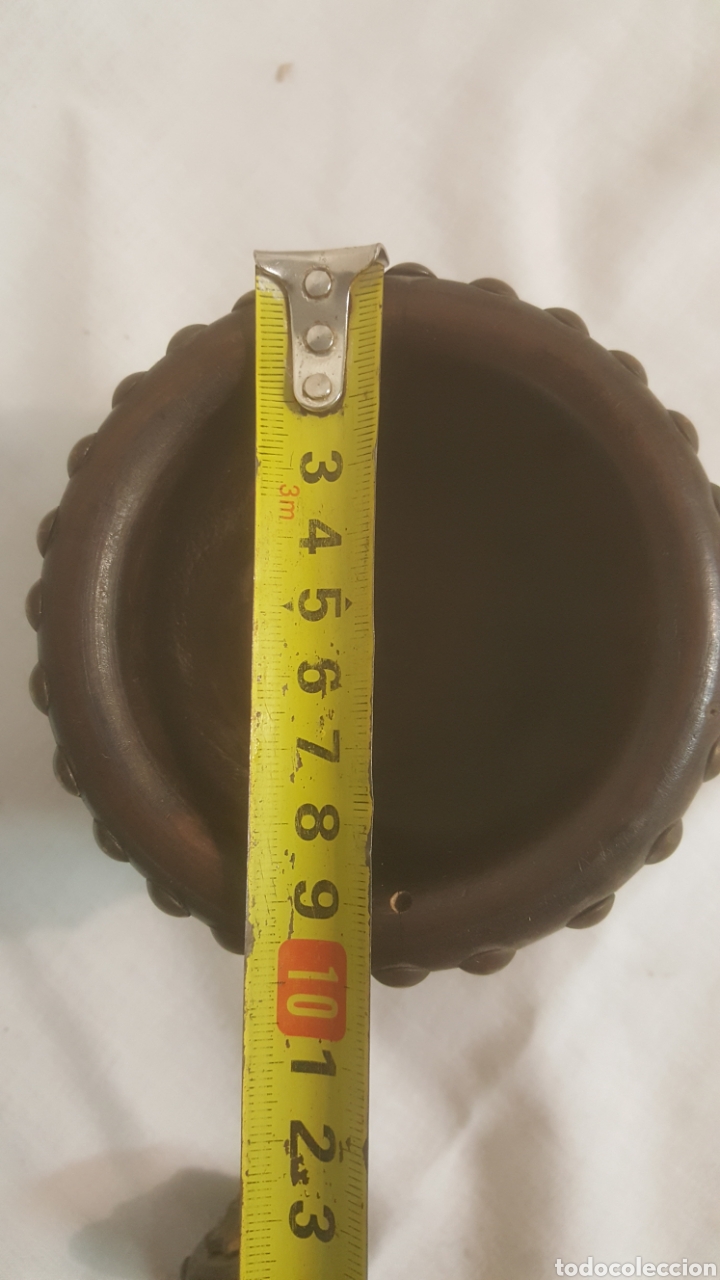 Vintage: CURIOSO MORTERO DE MADERA VINTAGE - Foto 3