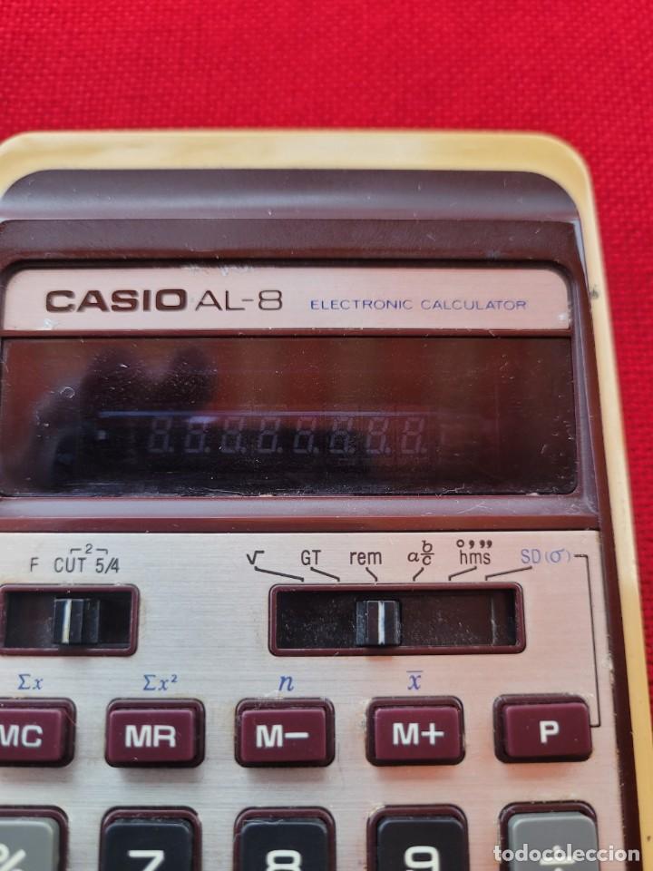 Vintage: CALCULADORA CASIO AL-8, 1975 - Foto 2