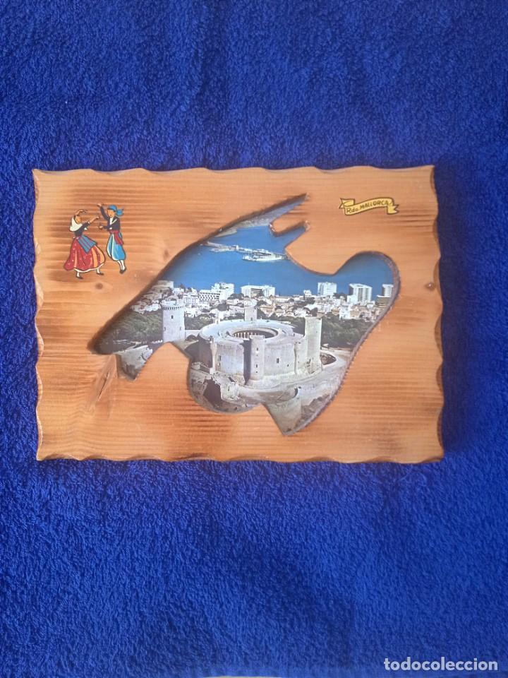 Vintage: Cuadro Recuerdo de mallorca de los a&ntilde;os 60 - Foto 1