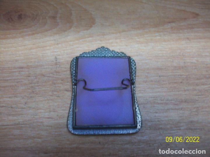 Vintage: PORTARETRANO PLATEADO - Foto 3