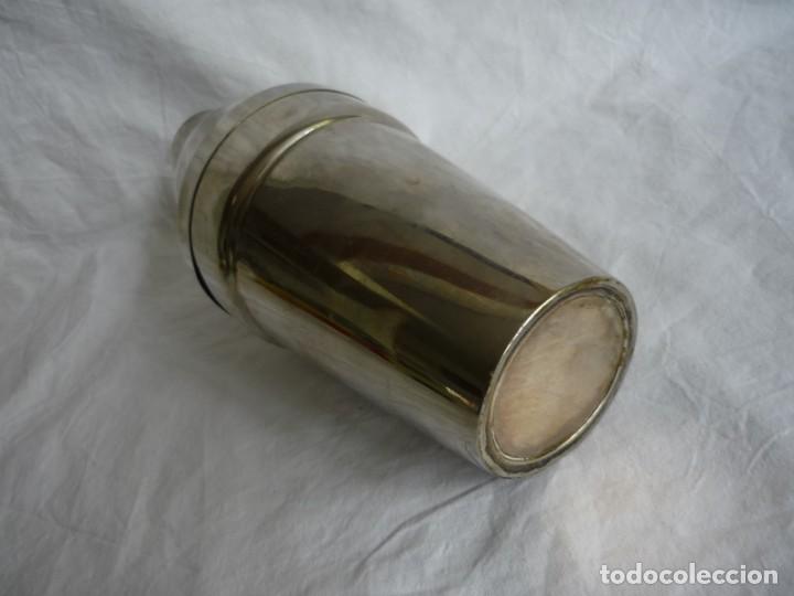 Vintage: Coctelera de lat&oacute;n plateado - Foto 7