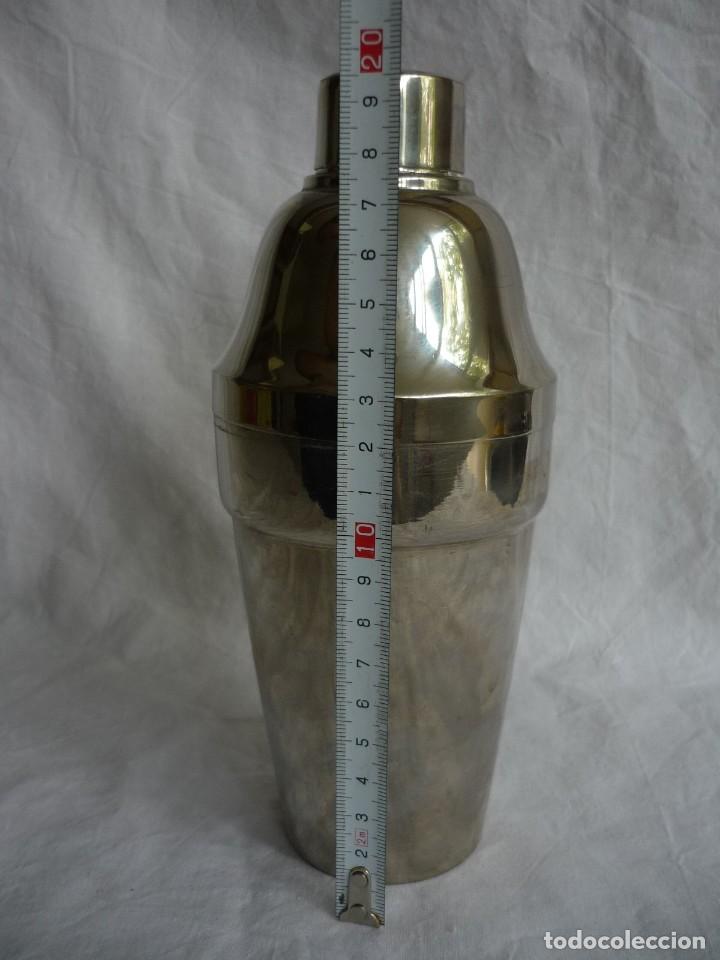 Vintage: Coctelera de lat&oacute;n plateado - Foto 12