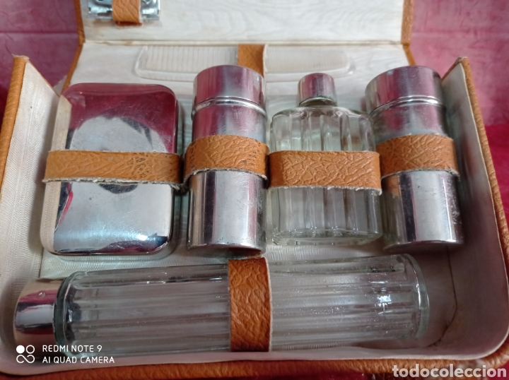 Vintage: ANTIGUO ESTUCHE NECESER ASEO - Foto 3