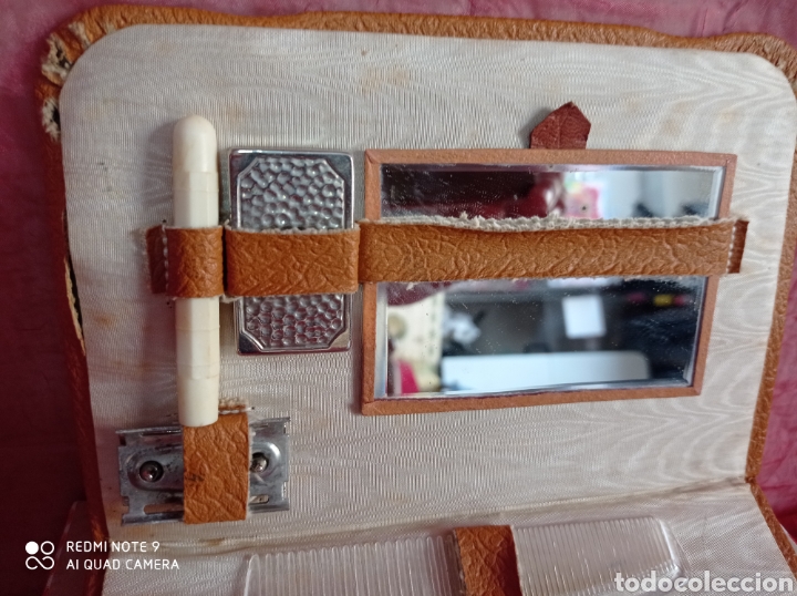 Vintage: ANTIGUO ESTUCHE NECESER ASEO - Foto 4