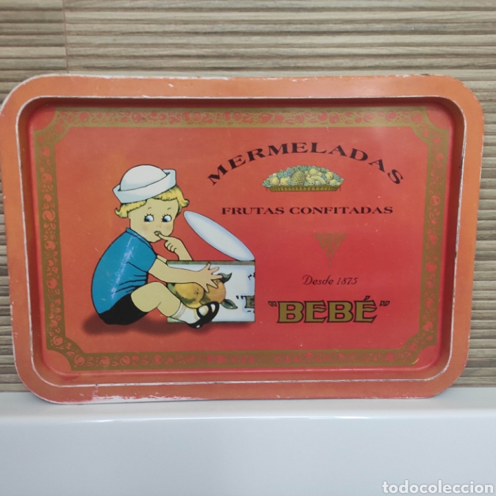 Vintage: MERMELADAS Y FRUTAS CONFITADAS BEBE BANDEJA - Foto 1