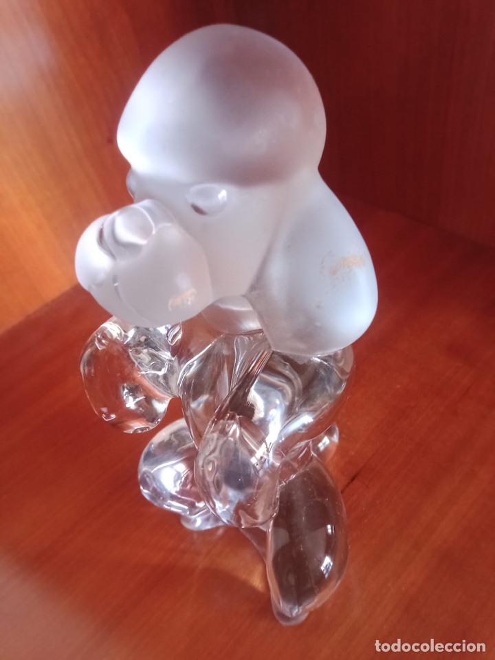 Vintage: Perro de cristal de S&egrave;vres - Foto 6