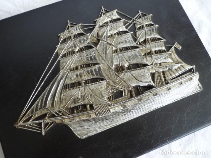 Vintage: Cuadro con barco en relieve Cliper 1860 - Foto 3