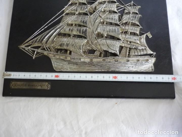 Vintage: Cuadro con barco en relieve Cliper 1860 - Foto 8