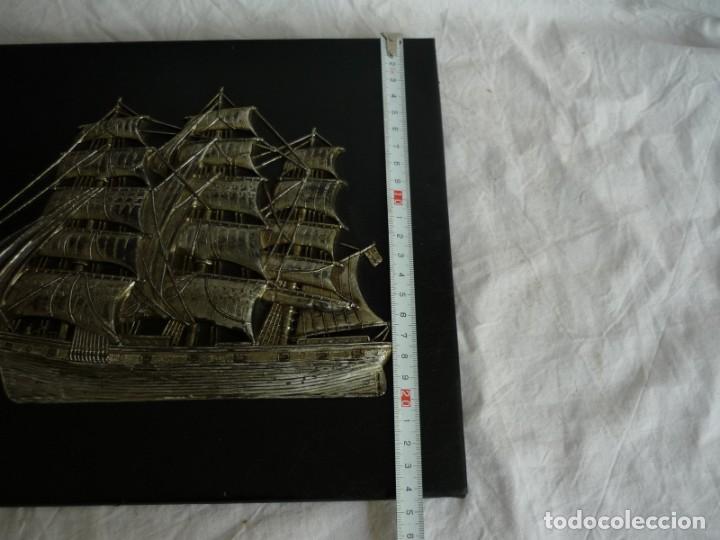 Vintage: Cuadro con barco en relieve Cliper 1860 - Foto 9