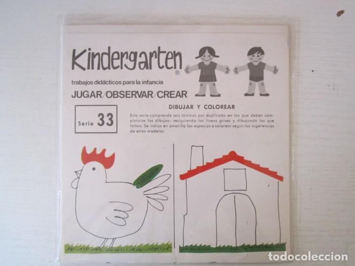 Vintage: (INFANTIL) KINDERGARTEN DIBUJAR Y COLOREAR A ESTRENAR