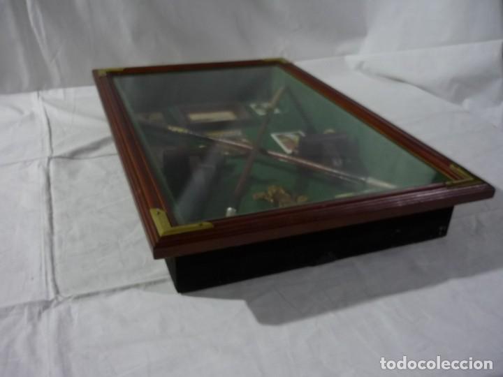 Vintage: Cuadro vitrina con objetos de golf - Foto 11