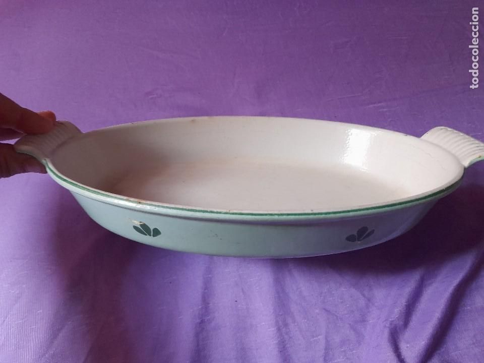 Vintage: Antigua bandeja metal esmaltada esmaltada marca dru Holanda a&ntilde;os 60 mide unos 30 ctms