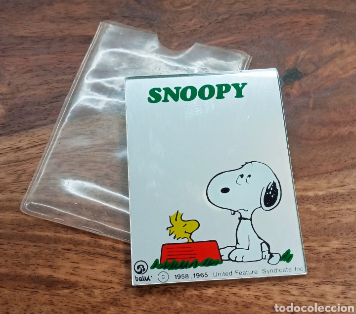 Vintage: Espejo Snoopy. A&ntilde;os 80