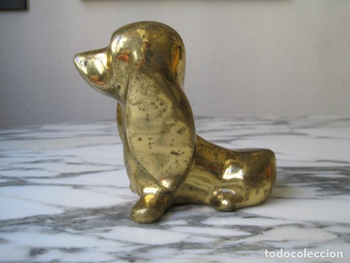 Vintage: PERRO DE BRONCE MACIZO - FIGURA METAL - Foto 1