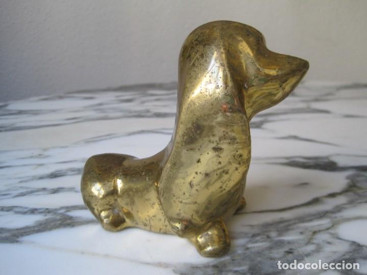Vintage: PERRO DE BRONCE MACIZO - FIGURA METAL - Foto 3