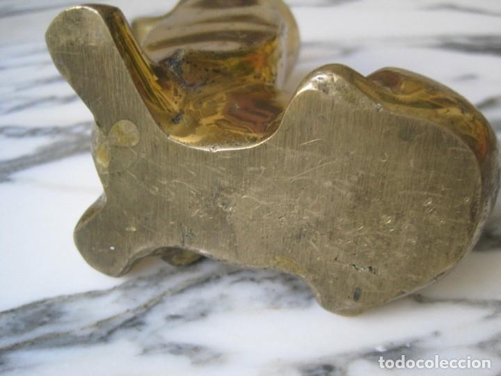 Vintage: PERRO DE BRONCE MACIZO - FIGURA METAL - Foto 6