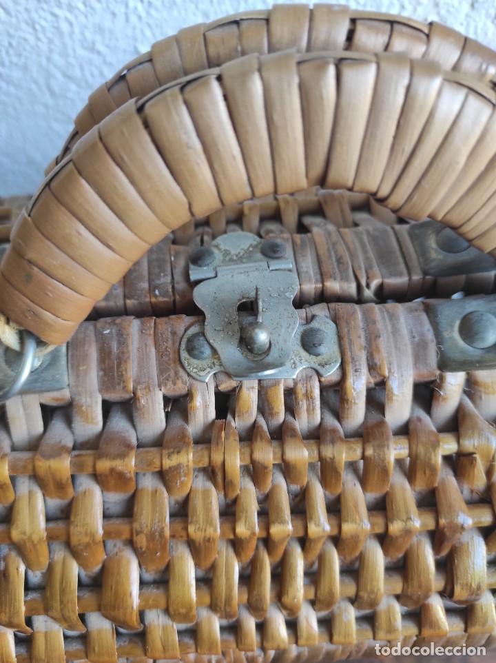 Vintage: Cesta de fibra - Foto 2