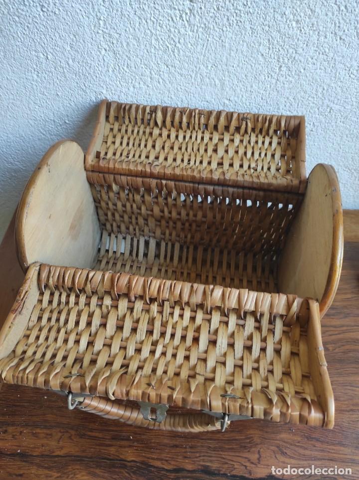 Vintage: Cesta de fibra - Foto 4