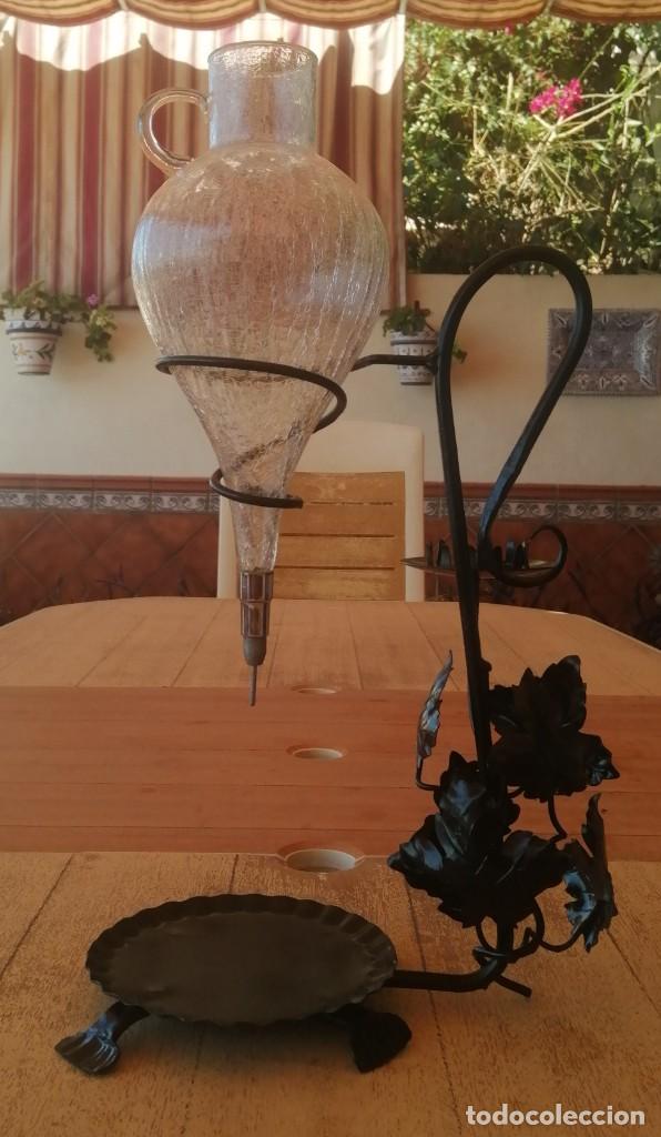 Vintage: Expositor, Escanciador para vino, con portavela