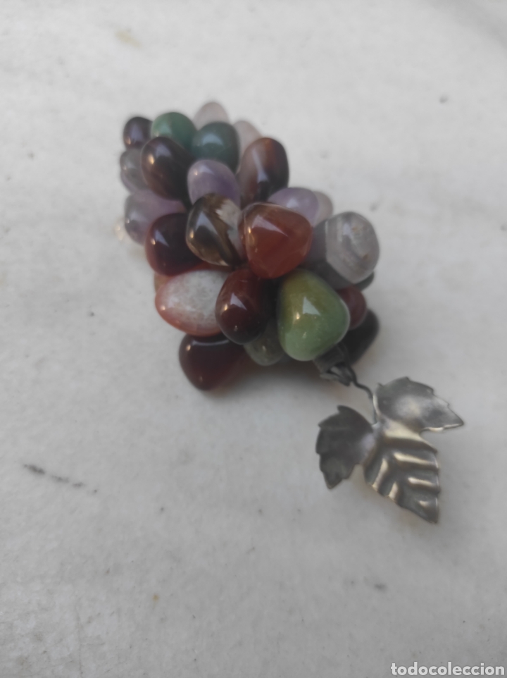 Vintage: Racimo de uvas de piedras - Foto 5