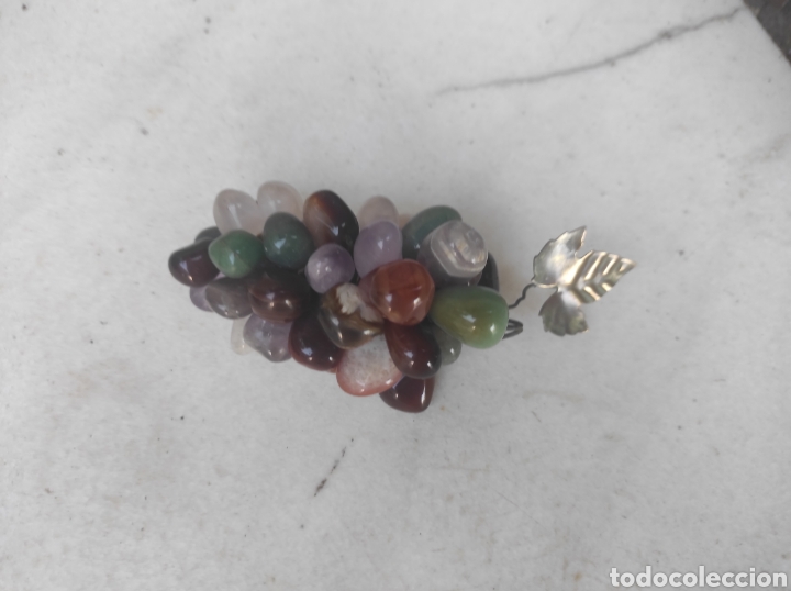 Vintage: Racimo de uvas de piedras - Foto 6