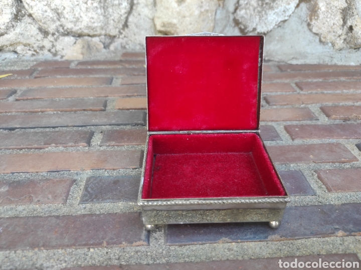 Vintage: Caja joyero de alpaca - Foto 2