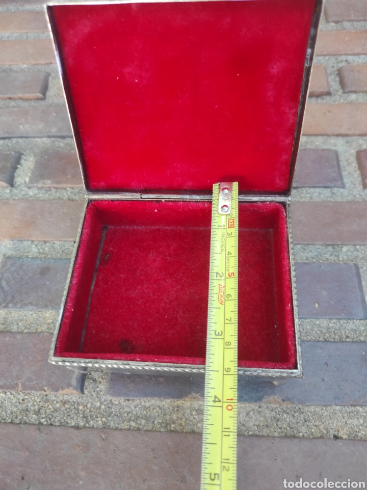 Vintage: Caja joyero de alpaca - Foto 5