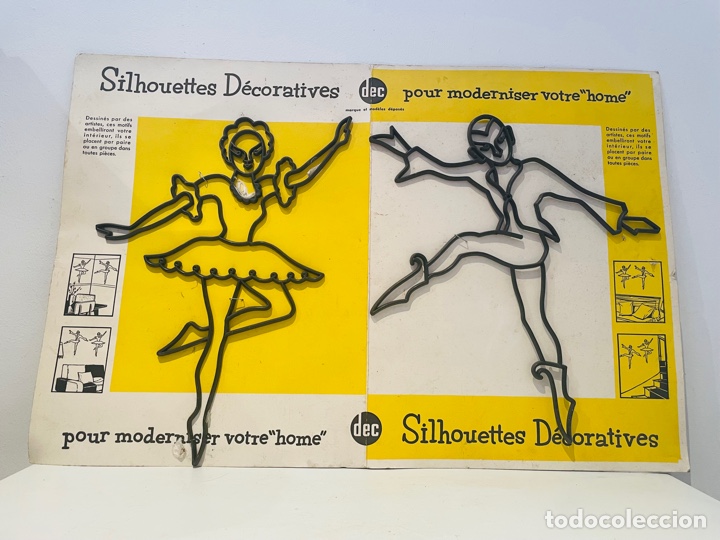 Vintage: Silhouettes Decoratives Vintage 1970,s - Foto 6