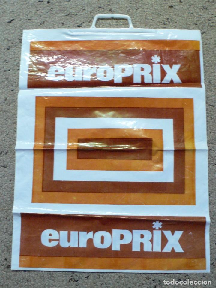 Vintage: BOLSA PL&Aacute;STICO ALMACENES EUROPRIX - Foto 2
