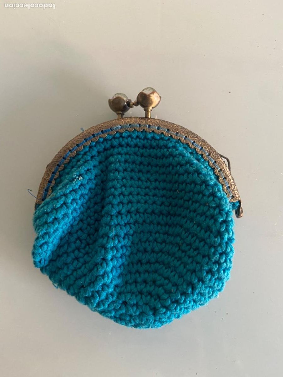 Vintage: Monedero crochet de lana - Foto 2