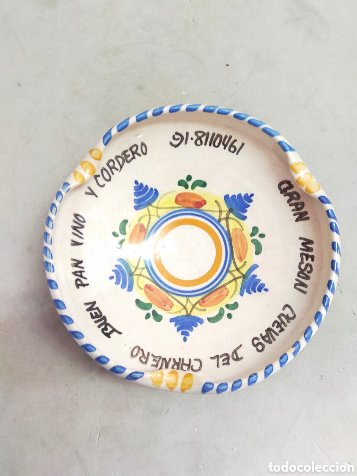 Vintage: CENICERO DE CERAMICA PUBLICIDAD.