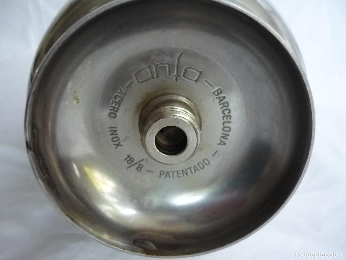 Vintage: Sif&oacute;n de acero inoxidable ANFA - Foto 9