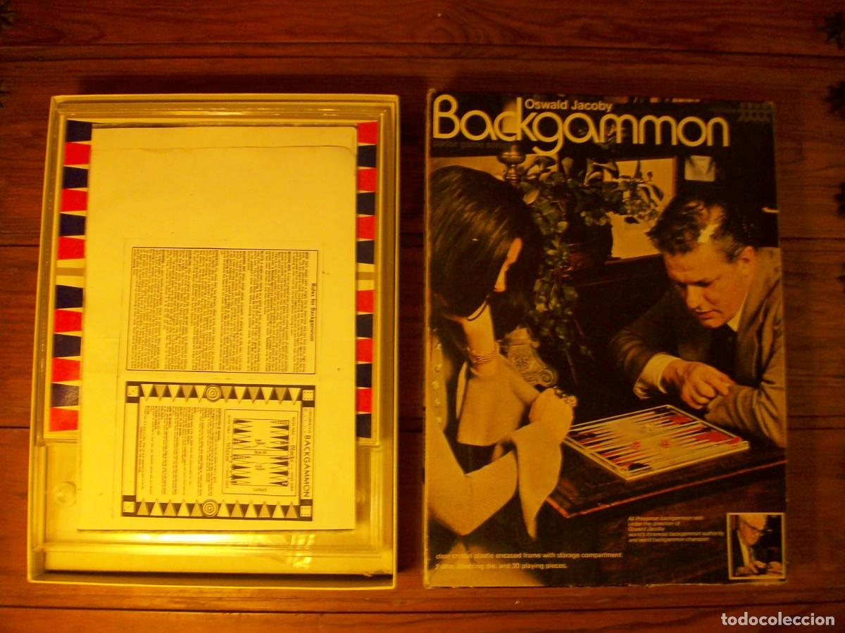 Vintage: Juego de mesa vintage Backgammon Oswald Jacoy - Foto 2